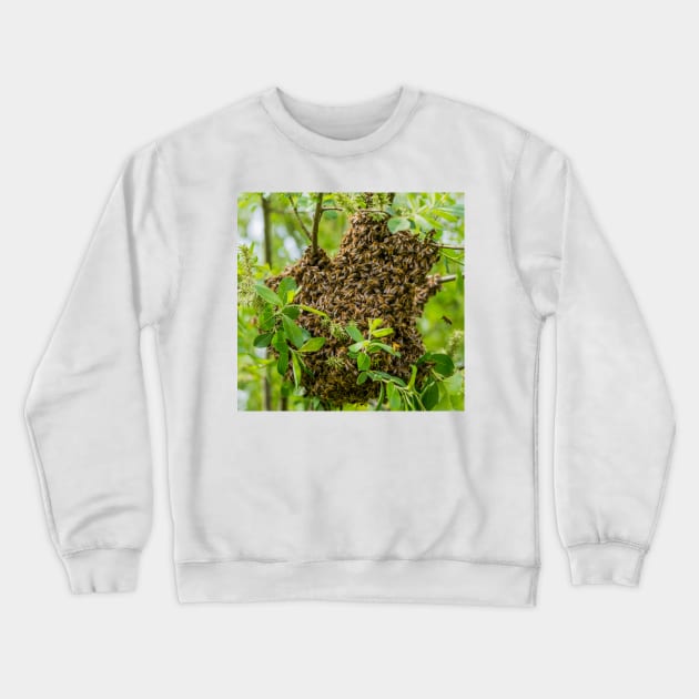 Bit of a swarm Crewneck Sweatshirt by mbangert